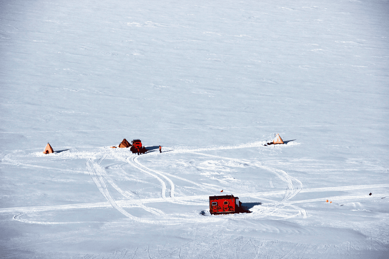 A training and recreation area above Rothera Research Station
